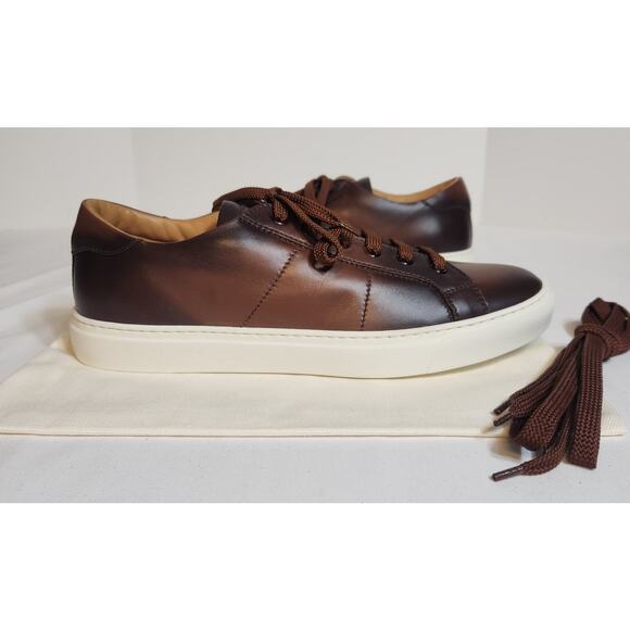 To Boot New York Adam Derrick Colton Brandy Nappa Calf Sneakers size 7.5M - Picture 1 of 12